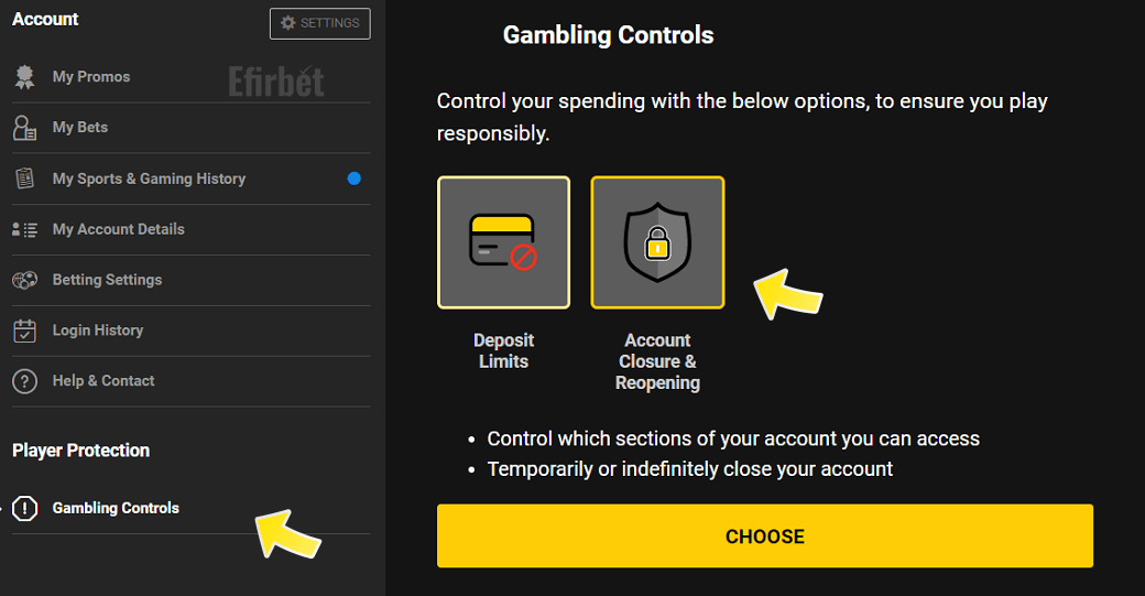 Bwin account closure