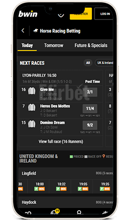 Bwin iOS App Horse Racing