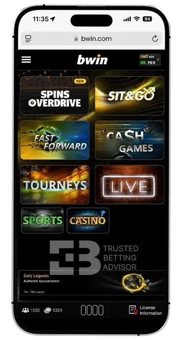 Bwin iOS App Покер