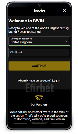 Bwin Mobile Registration