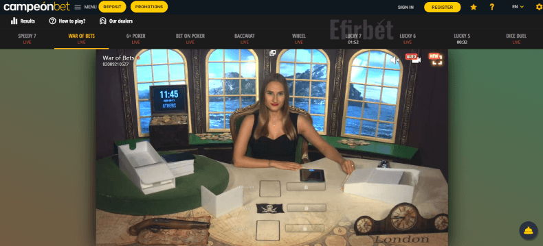 Campeonbet Casino Bet Games
