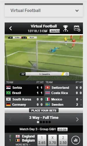 CampoBet mobile screenshot