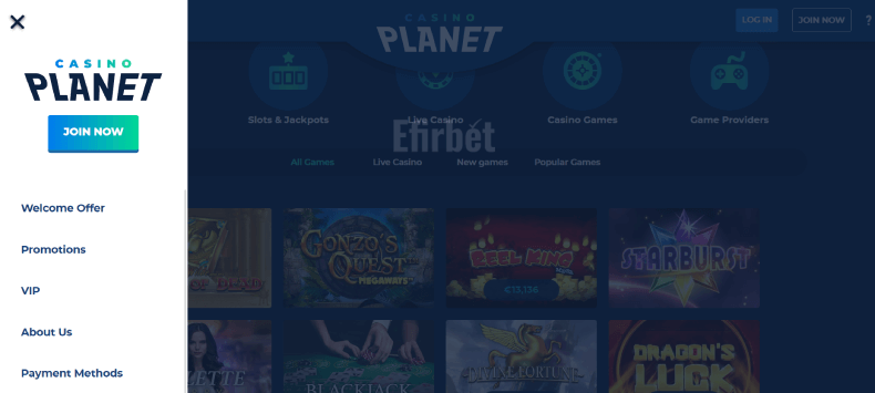 Casino Planet Design