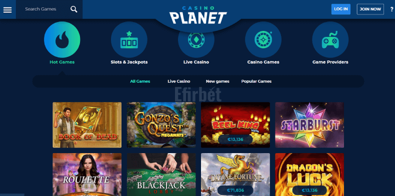 Casino Planet Games