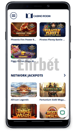 Casino Room mobile jackpots