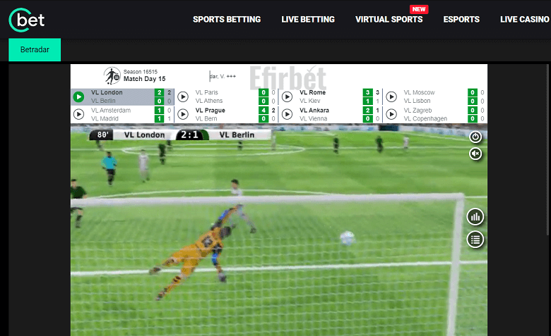 Cbet Virtual Sports