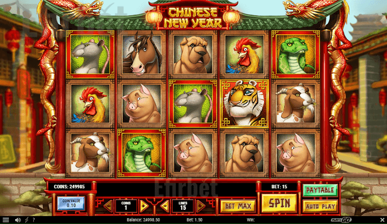 Chinese new year slot online