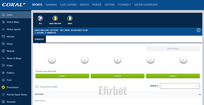 Coral lotto betting
