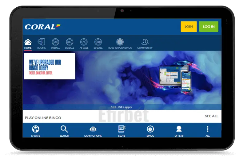 Coral mobile site