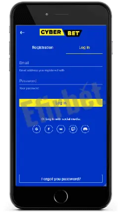 Cyber mobile login
