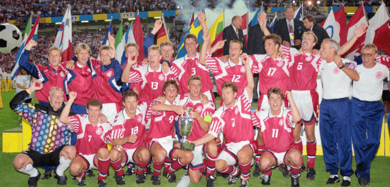 Историята за Дания на Евро 1992