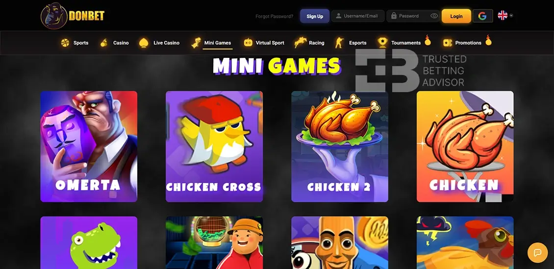 Donbet Mini Games