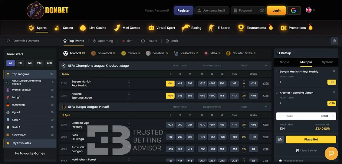 Donbet Sports Betting