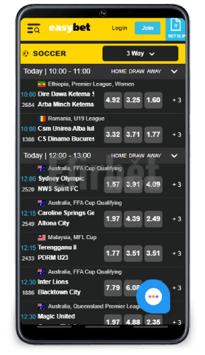Easybet app sports