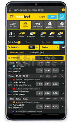 Easybet Datafree App