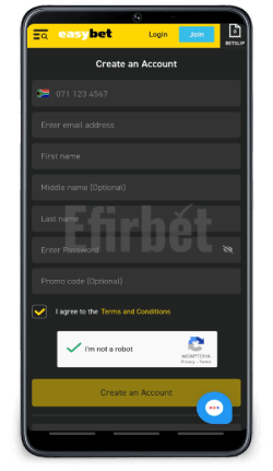 Easybet Mobile App Register