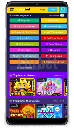 Easybet Mobile App Casino Games