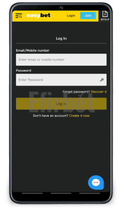 Easybet Mobile Login