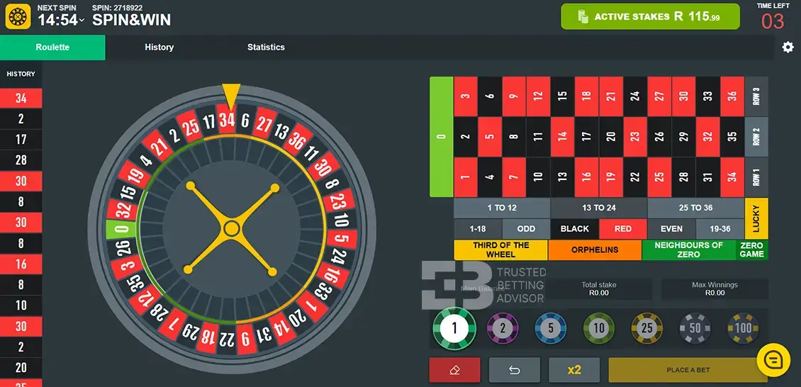 Easybet Spin & Win Game