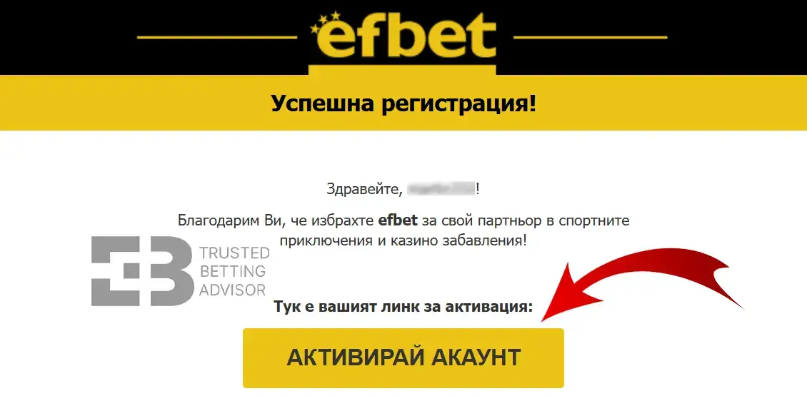 Efbet Активиране На Акаунт