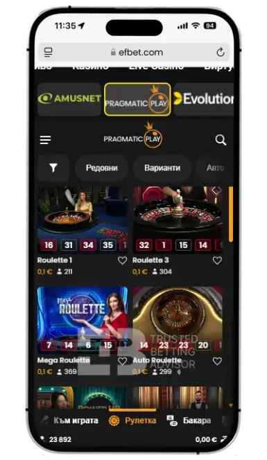 efbet casino app