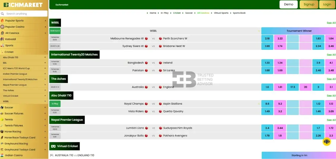 Exchmarket betting exchange