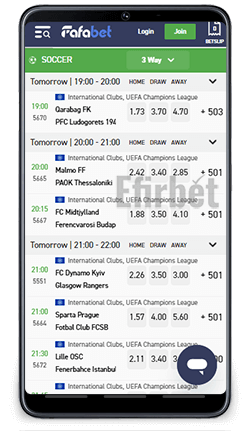 Fafabet Android App Sports Betting