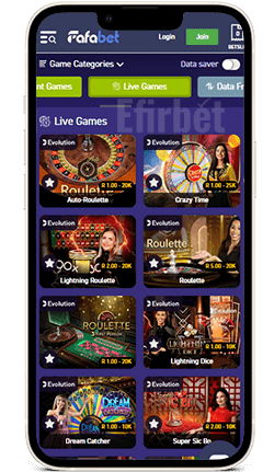 Fafabet iOS Live Casino