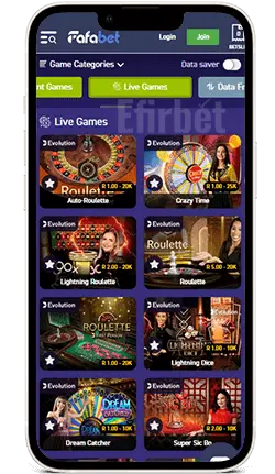 Fafabet iOS Live Casino