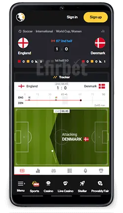FortuneJack mobile live betting on Android