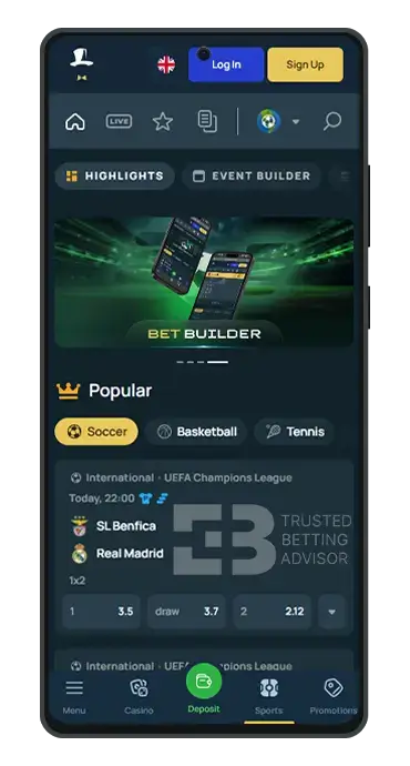 FortuneJack Mobile Sports Betting