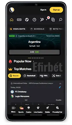 FortuneJack mobile sportsbook