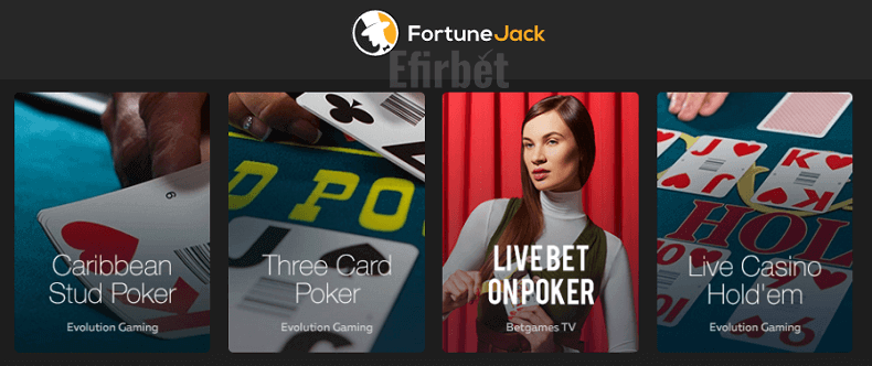 FortuneJack poker
