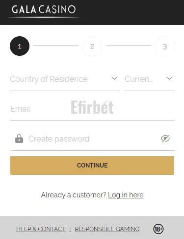 Gala casino bonus code field