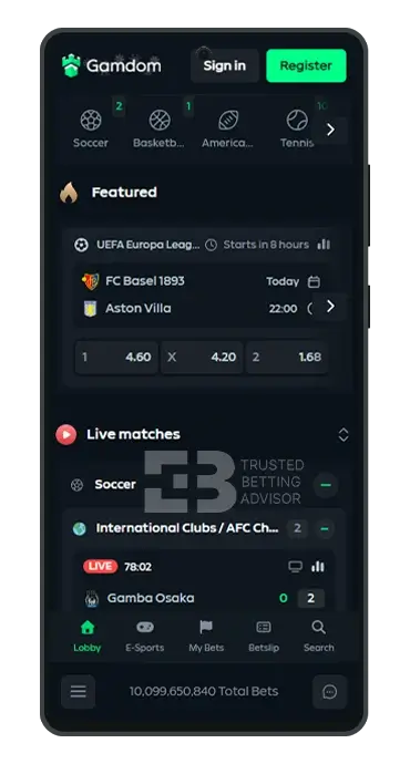 Gamdom App Sports Betting Android