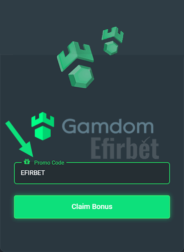 Gamdom Promo Code Field