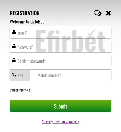 GetoBet Registration Form