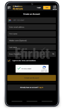 Gbet Register through Phone