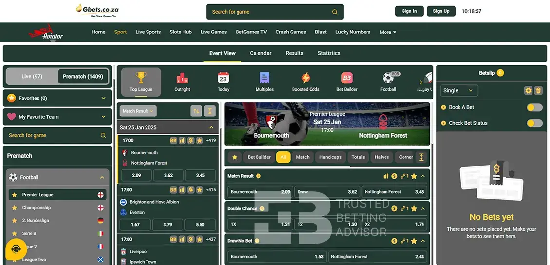 Gbets sportsbook