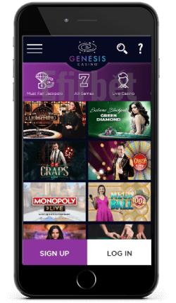 Genesis Casino Live Games on iOS