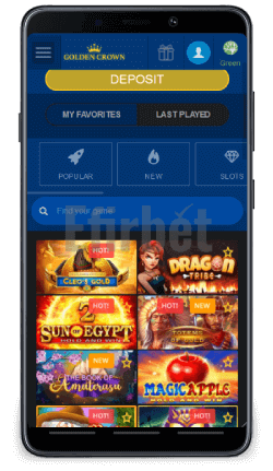 GoldenCrown casino app