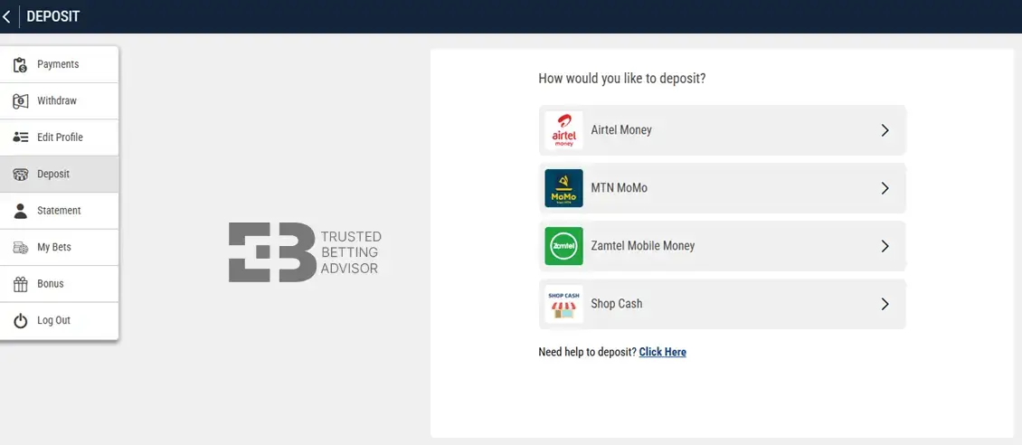 GSB Betting Account