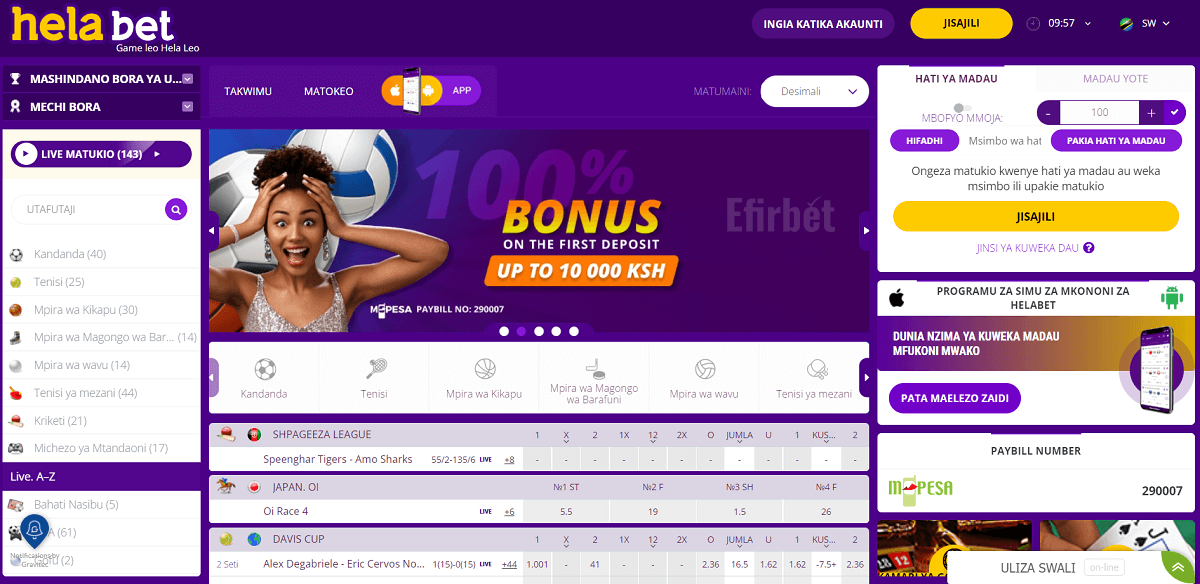 Helabet best betting sites Kenya