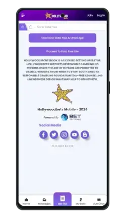 Hollywoodbets Mobile App Data Free