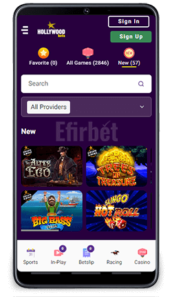 Hollywoodbets Android betting app