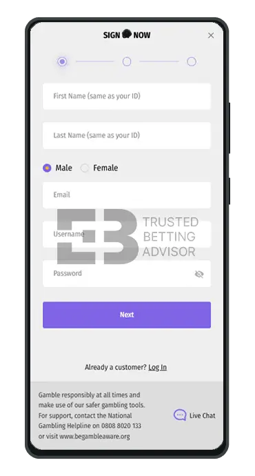 Hollywoodbets Mobile Registration Android App