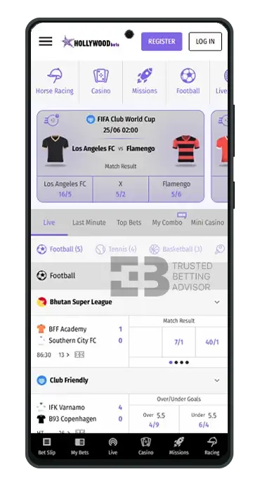 Hollywoodbets App Sports Betting Android
