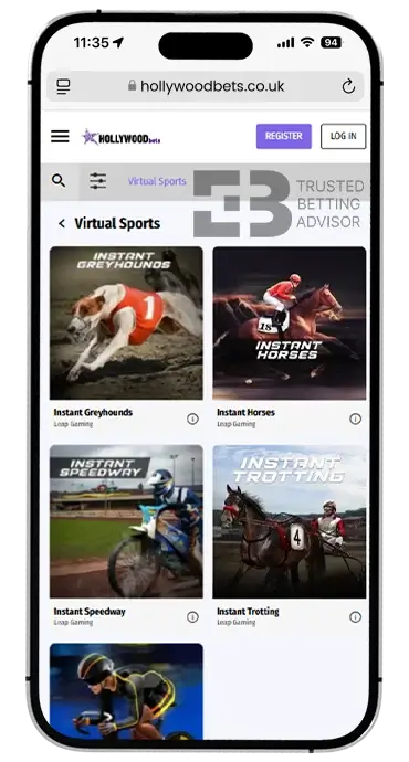 Hollywoodbets Mobile Virtual Sports iOS App