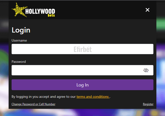 Hollywoodbets login account