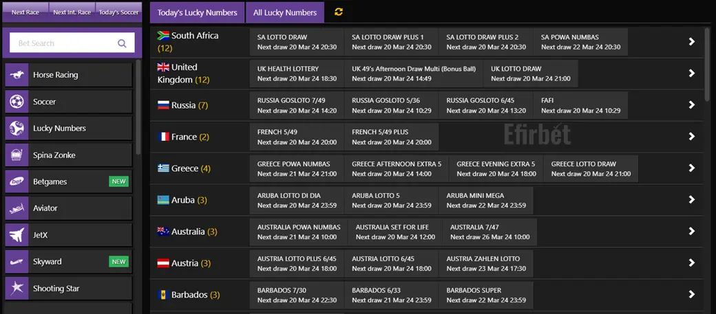lucky numbers hollywoodbets